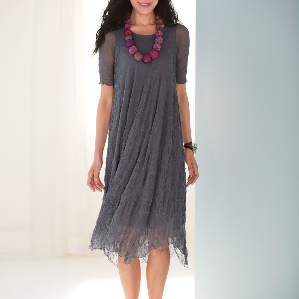 Jode Black Knit Dress Designed by Comfy USA NWOT S